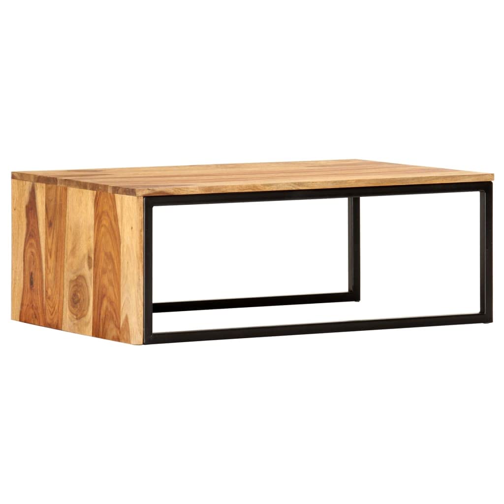 2 pcs Solid Sheesham Wood Nesting Tables H426215