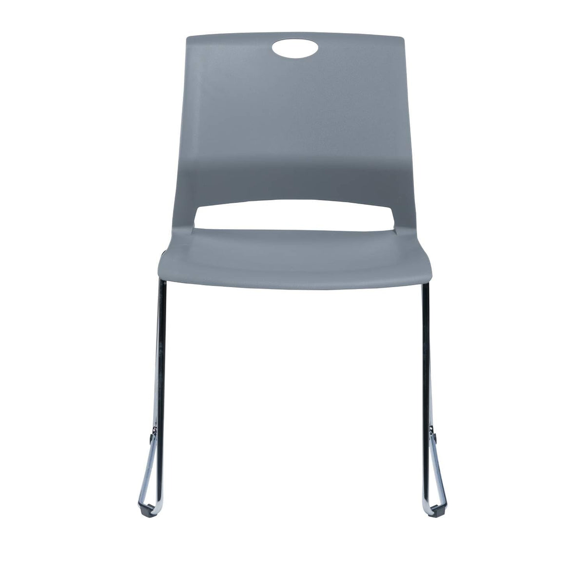Grey Plastic Stack Chair 4-Pack E8719