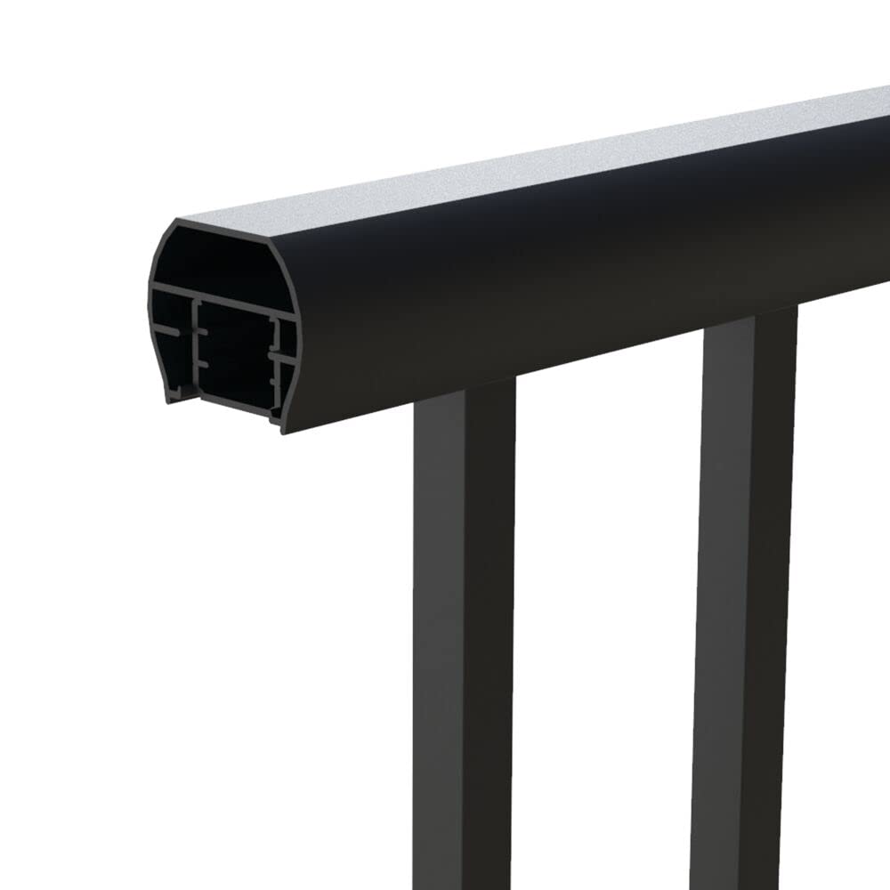 8’ x 36” Matte Black Aluminum Stair Kit T268