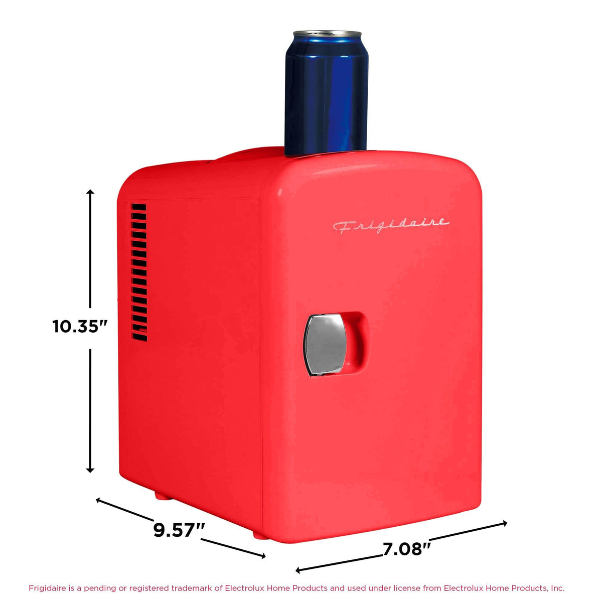 Portable Mini Fridge Cooler, 4 Liter, Red N4944