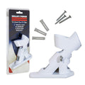 Aluminum Flagpole Bracket White Powder Coated 2-Position Pole Holder M210053