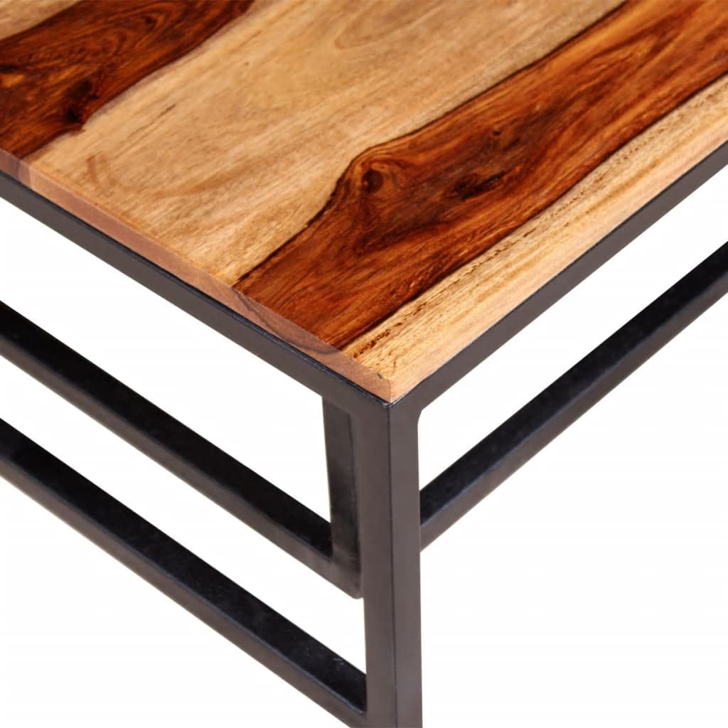 Set of 2 Solid Sheesham Wood Nesting Coffee Table L611