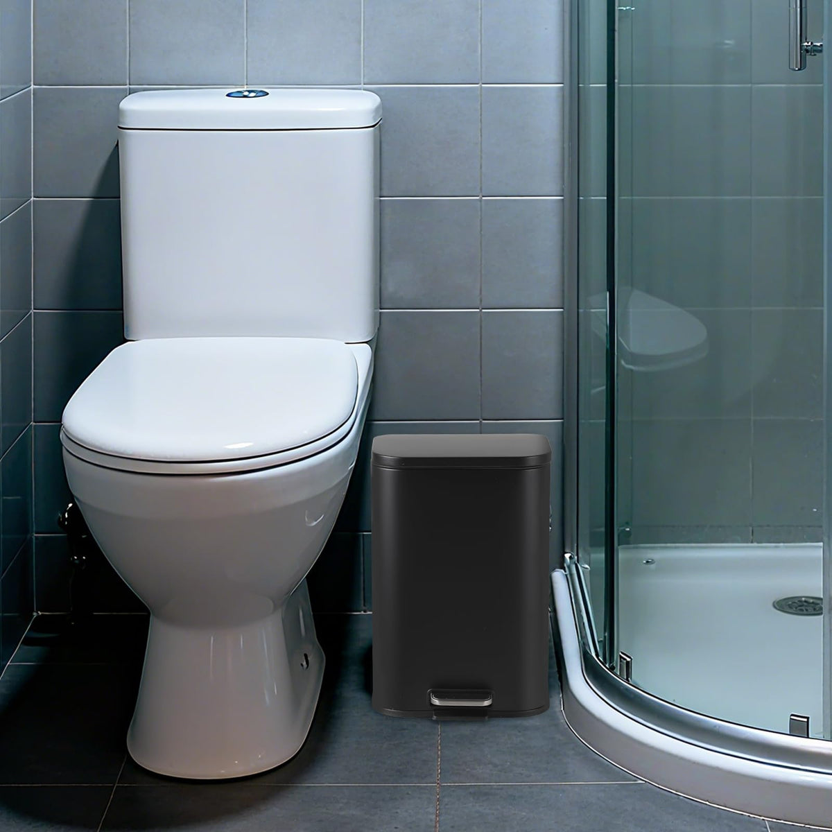 12L Stainless Steel Slim Trash Can P21728