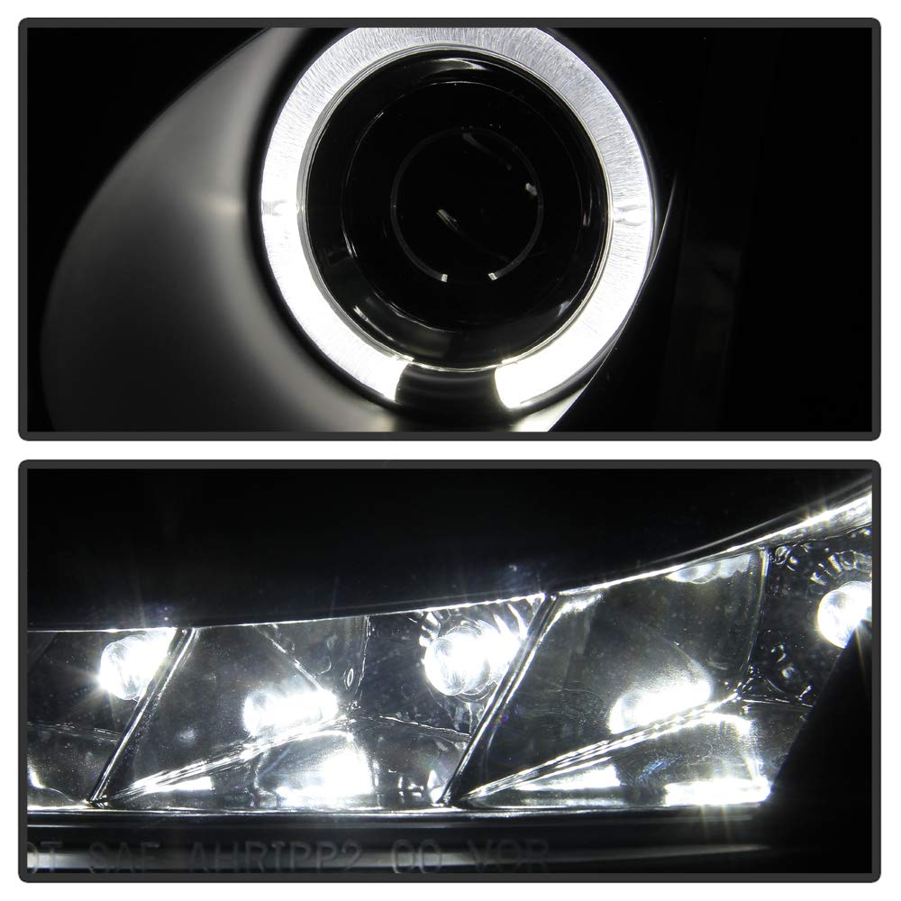 For 2003-2007 Honda Accord Black Housing Projector Headlights M255223