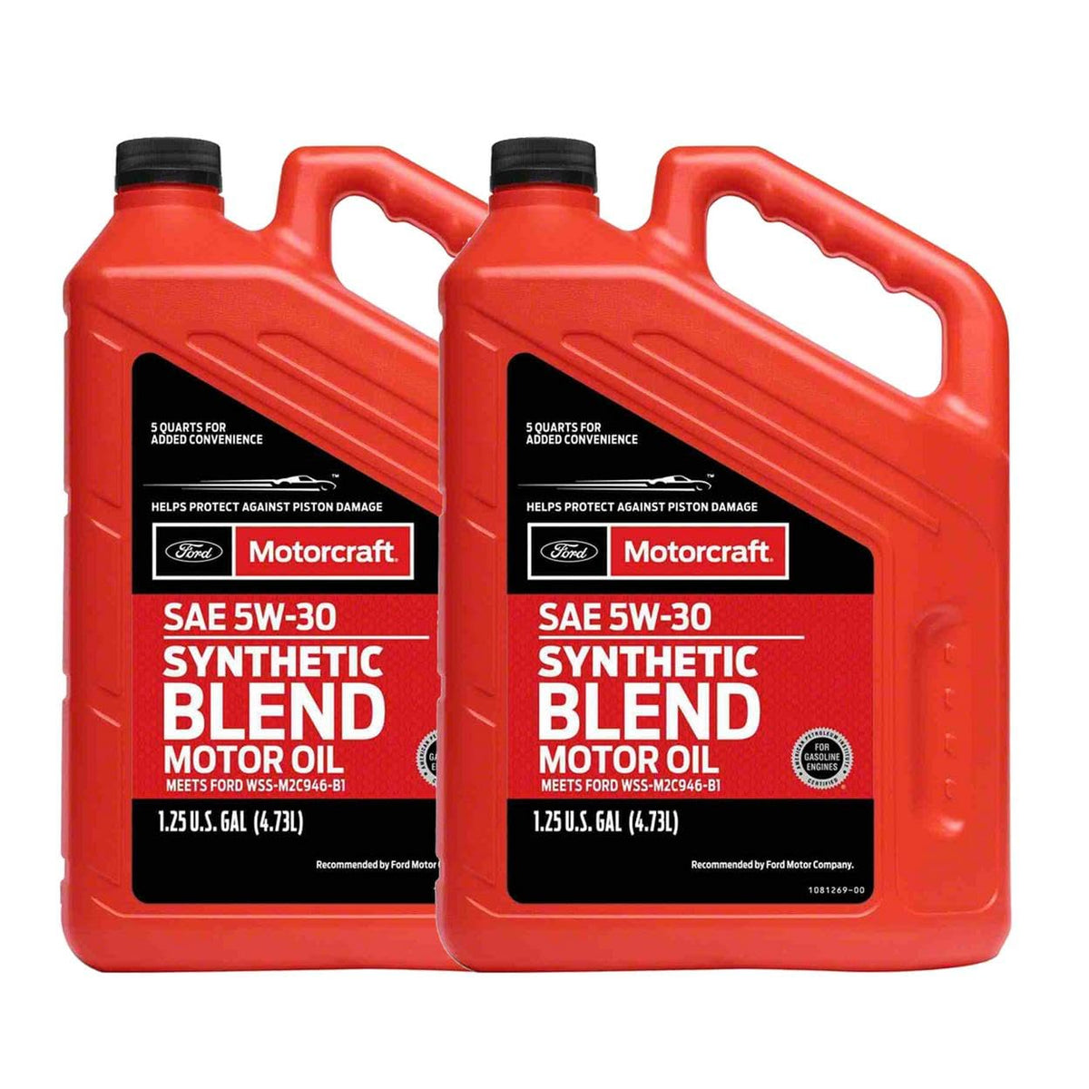 SAE 5W-30 Synthetic Blend Motor Oil 10 Quart Y42620