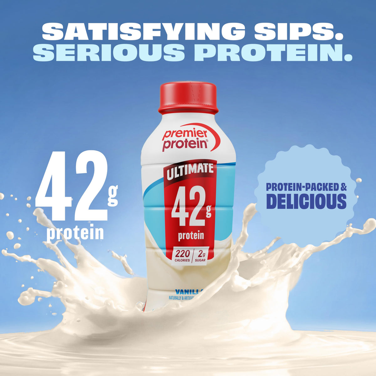 Vanilla 42g High Protein Shake 12 Pack Z4241