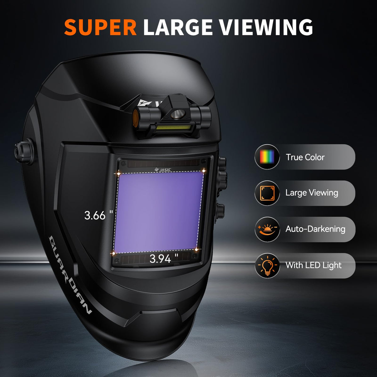 Auto Darkening Welding Helmet with Light V569143