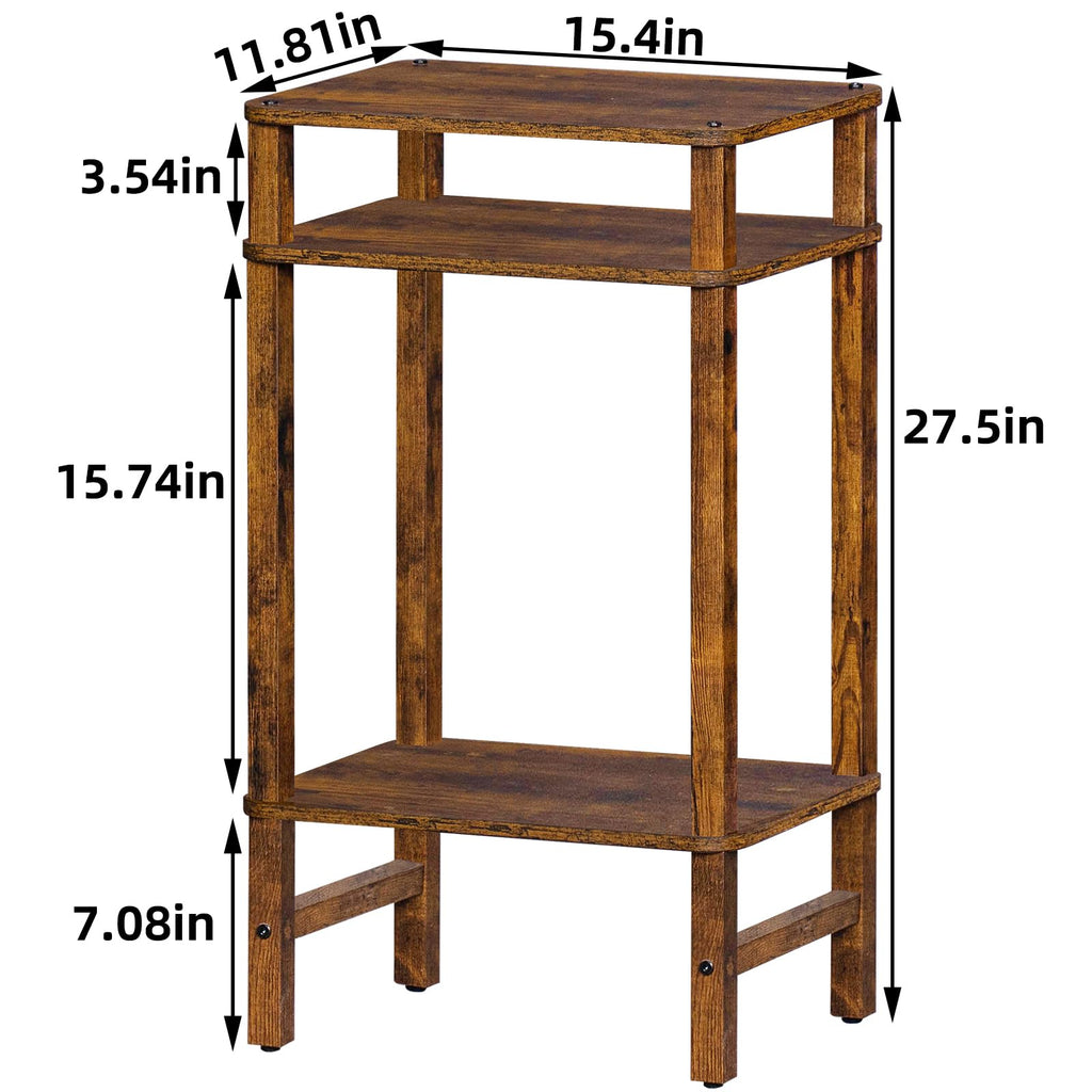 Brown Industrial End Tables M86462