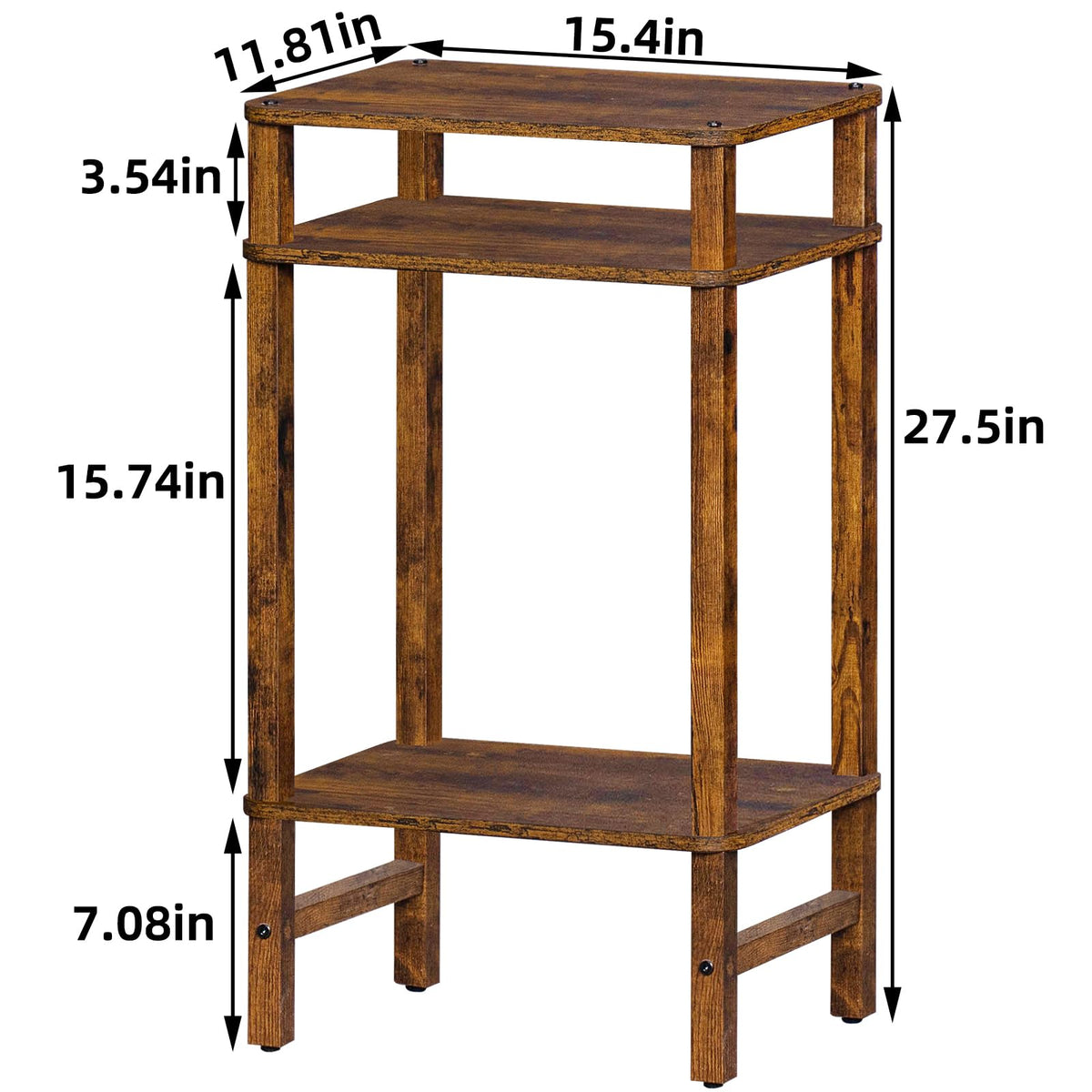 Brown Industrial End Tables M86462