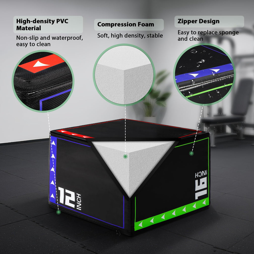 3 in 1 Foam Plyometric Jump Box V13889