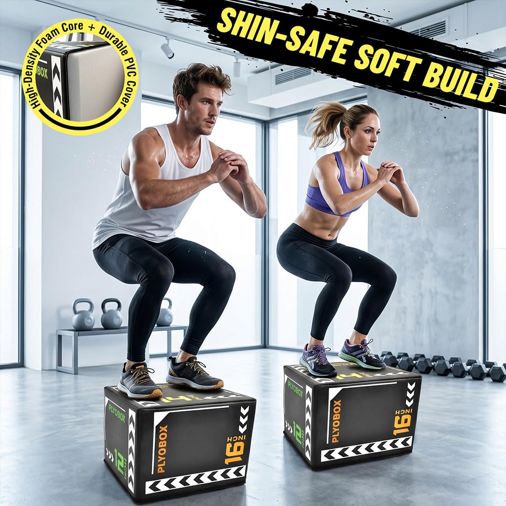 3-in-1 Foam Plyo Box 20/24/30 Inch D221411