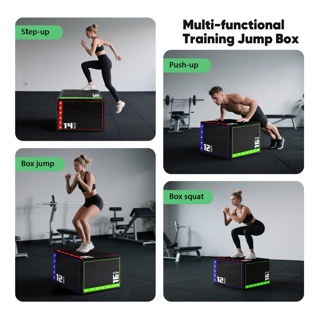 3 in 1 Foam Plyometric Jump Box V13889