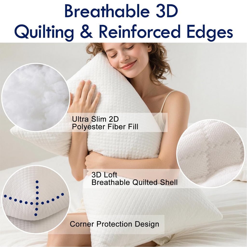 King Size Down Alternative Pillows Set of 2 S6008