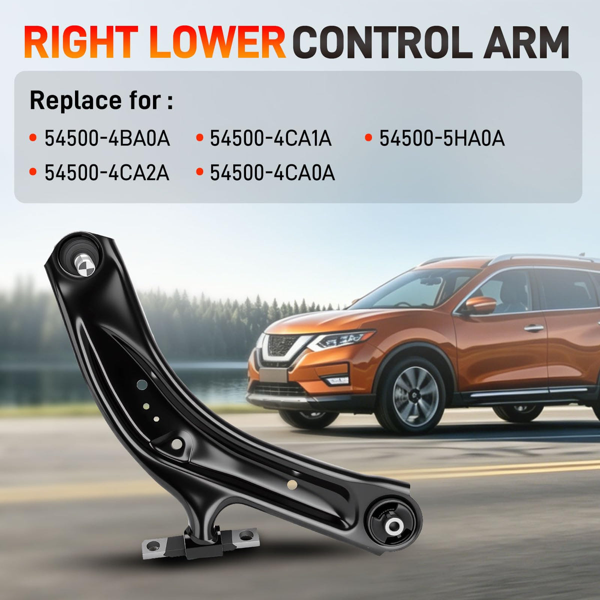 Front Lower Control Arm Set Left & Right with Ball Joint & Bushing E303