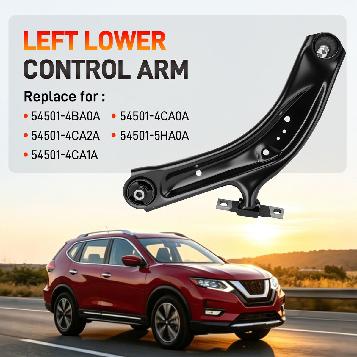 Front Lower Control Arm Set Left & Right with Ball Joint & Bushing E303