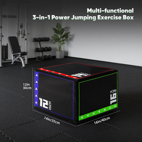 3 in 1 Foam Plyometric Jump Box V13889