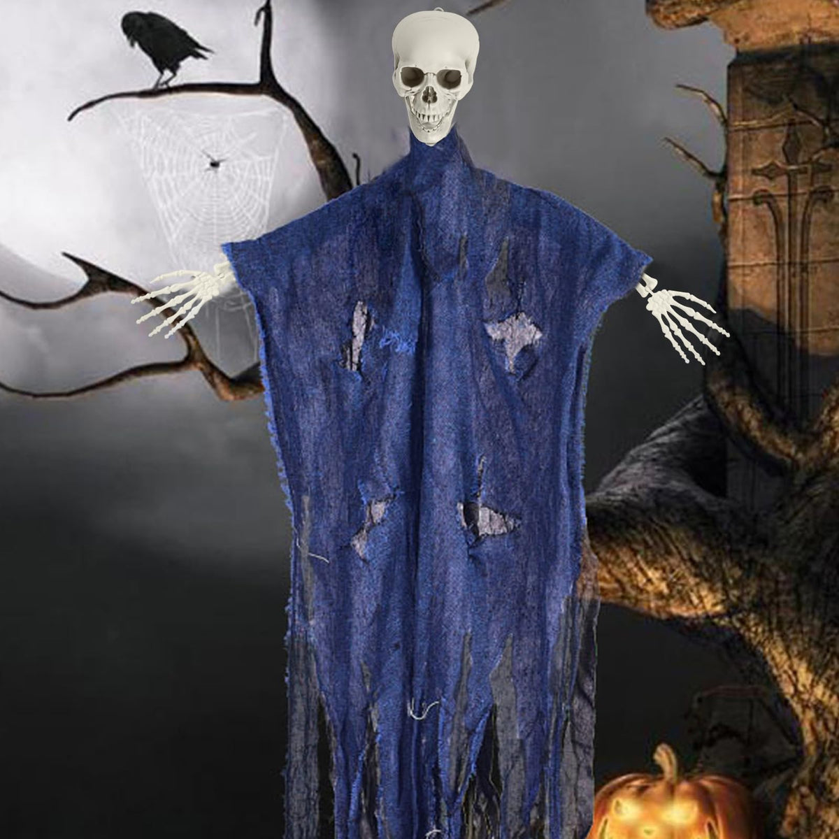 5.4ft Posable Plastic Skeleton Y2593