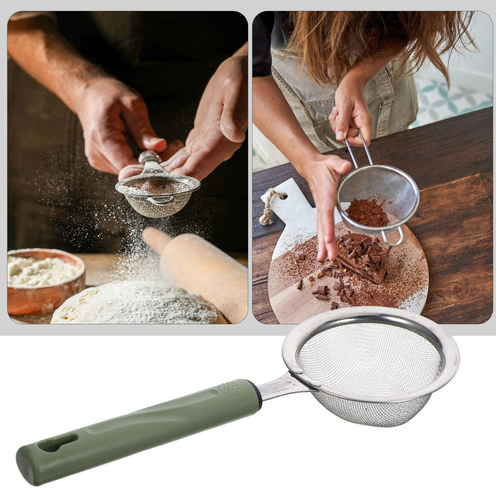 Stainless Steel Food Mesh Strainer with Handle G38860