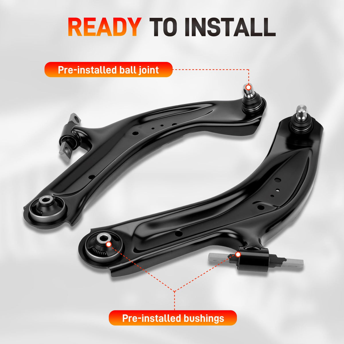 Front Lower Control Arm Set Left & Right with Ball Joint & Bushing E303