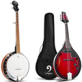 5 String Full Size Banjo and Mandolin Musical Instrument K1863