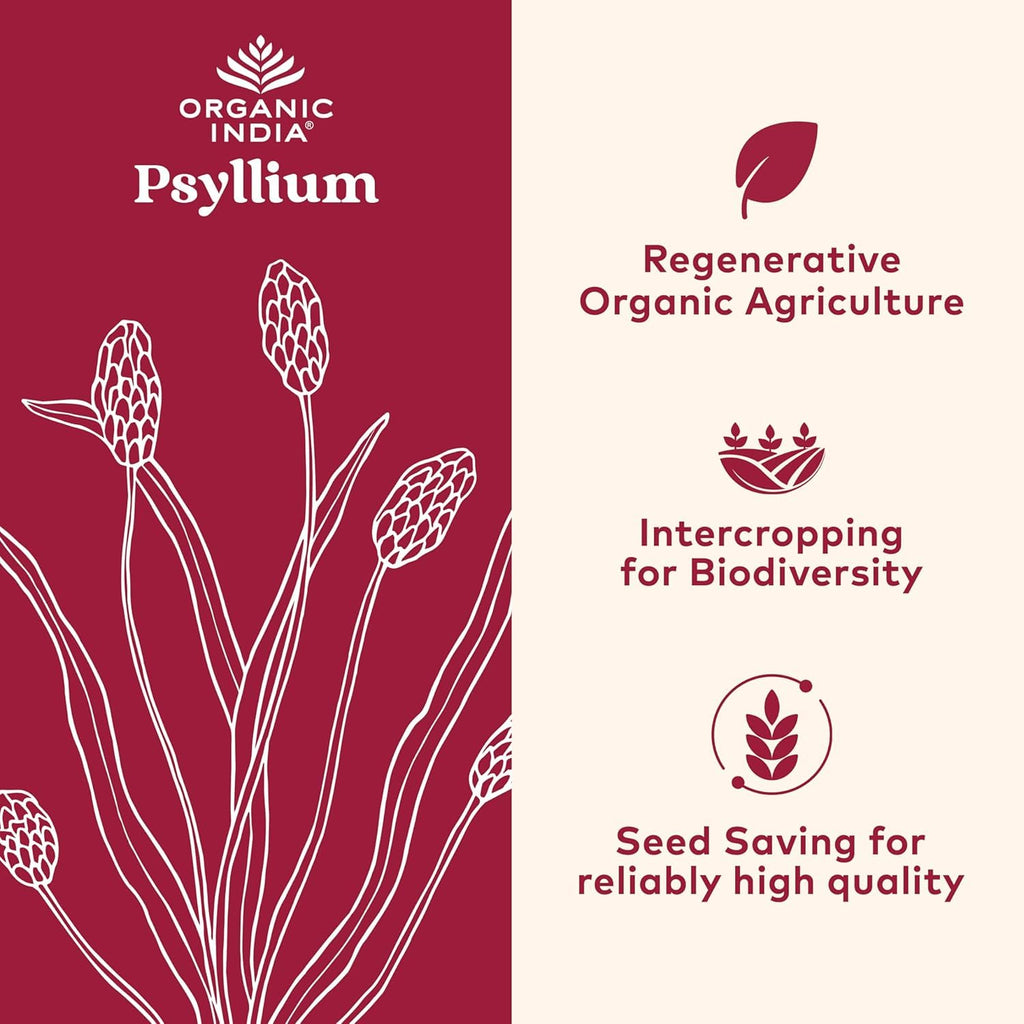 Whole Psyllium Husk Powder Organic Vegan 12 oz W8314