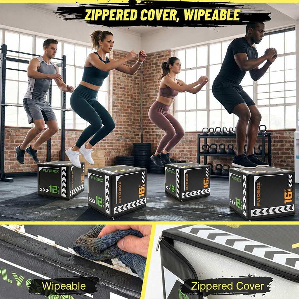 3-in-1 Foam Plyo Box 20/24/30 Inch D221411