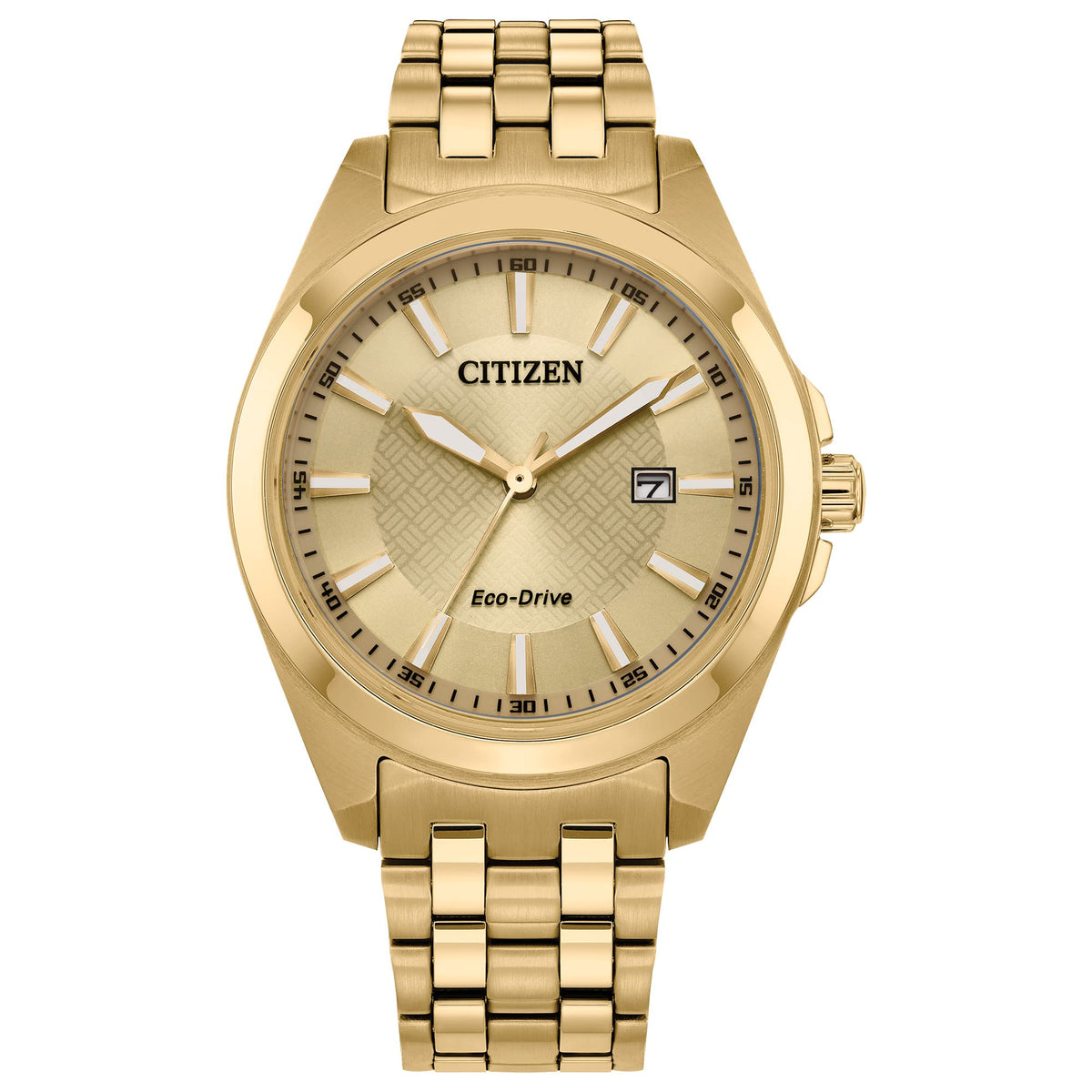 Eco-Drive Classic Watch, 3-Hand Date, Sapphire Crystal V68645
