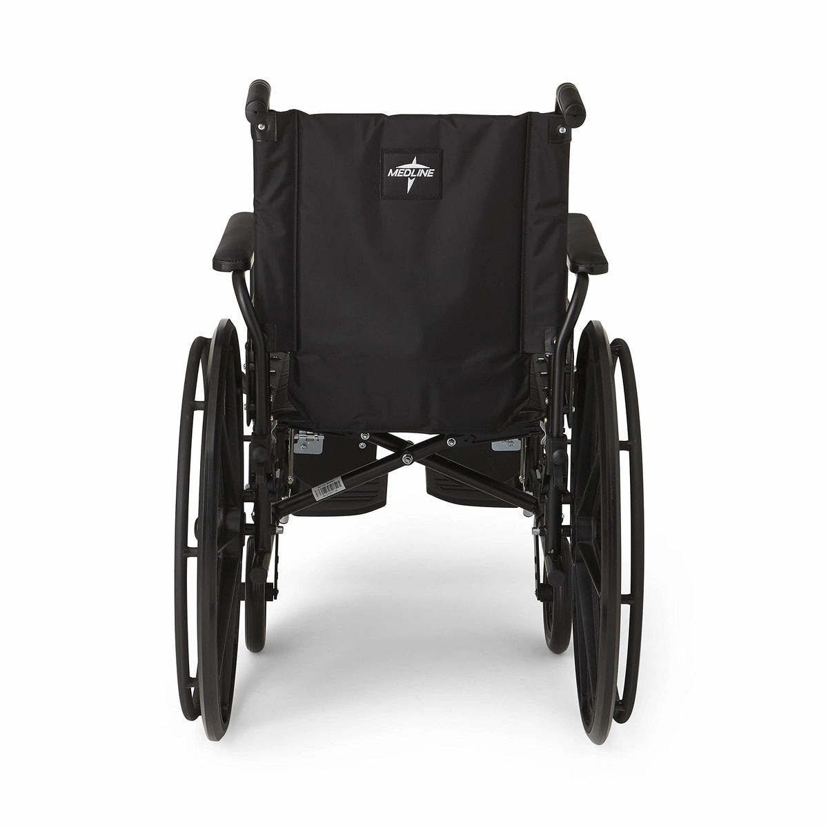 Lightweight Wheelchair with Swing-Back Desk-Length Arms and Elevating Leg Rests A482