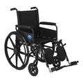 Lightweight Wheelchair with Swing-Back Desk-Length Arms and Elevating Leg Rests A482