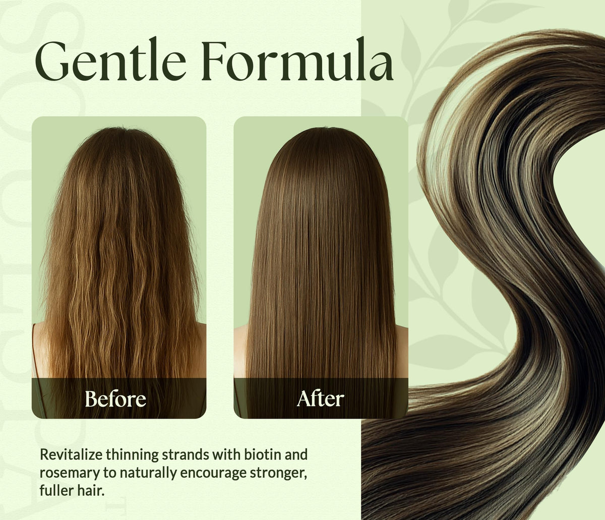 Biotin Rosemary Shampoo and Conditioner Set 16 fl oz V616