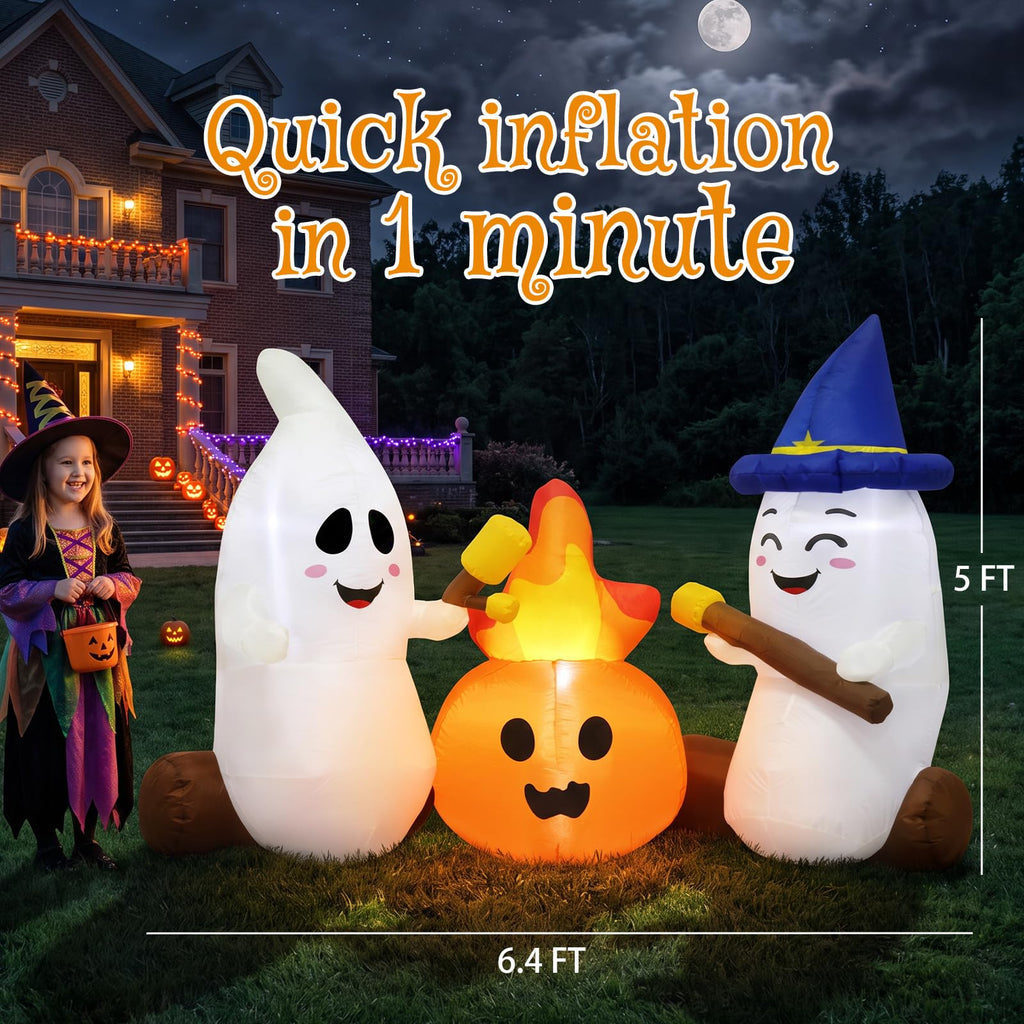 Halloween Inflatables Ghosts Outdoor Yard Decorations V2912