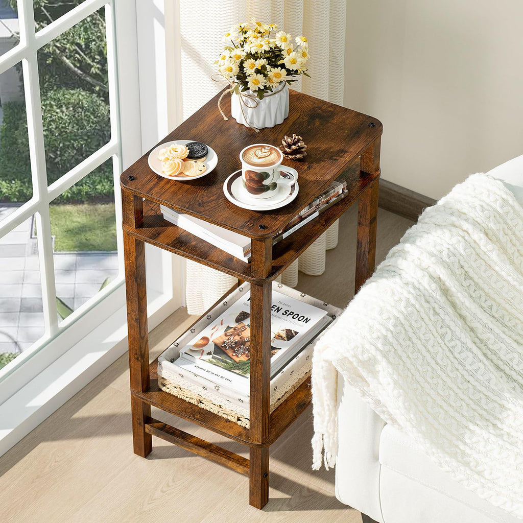 Brown Industrial End Tables M86462