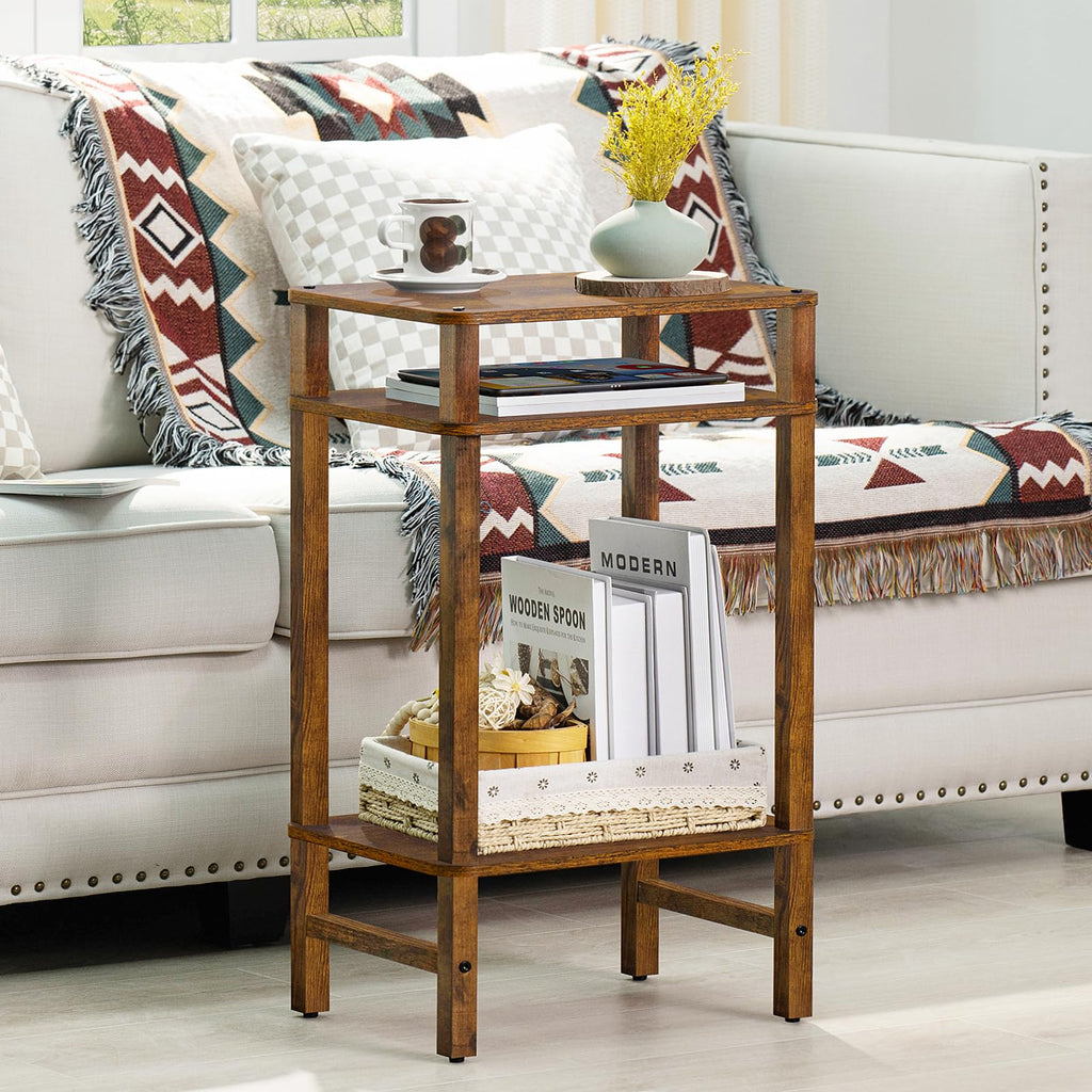 Brown Industrial End Tables M86462