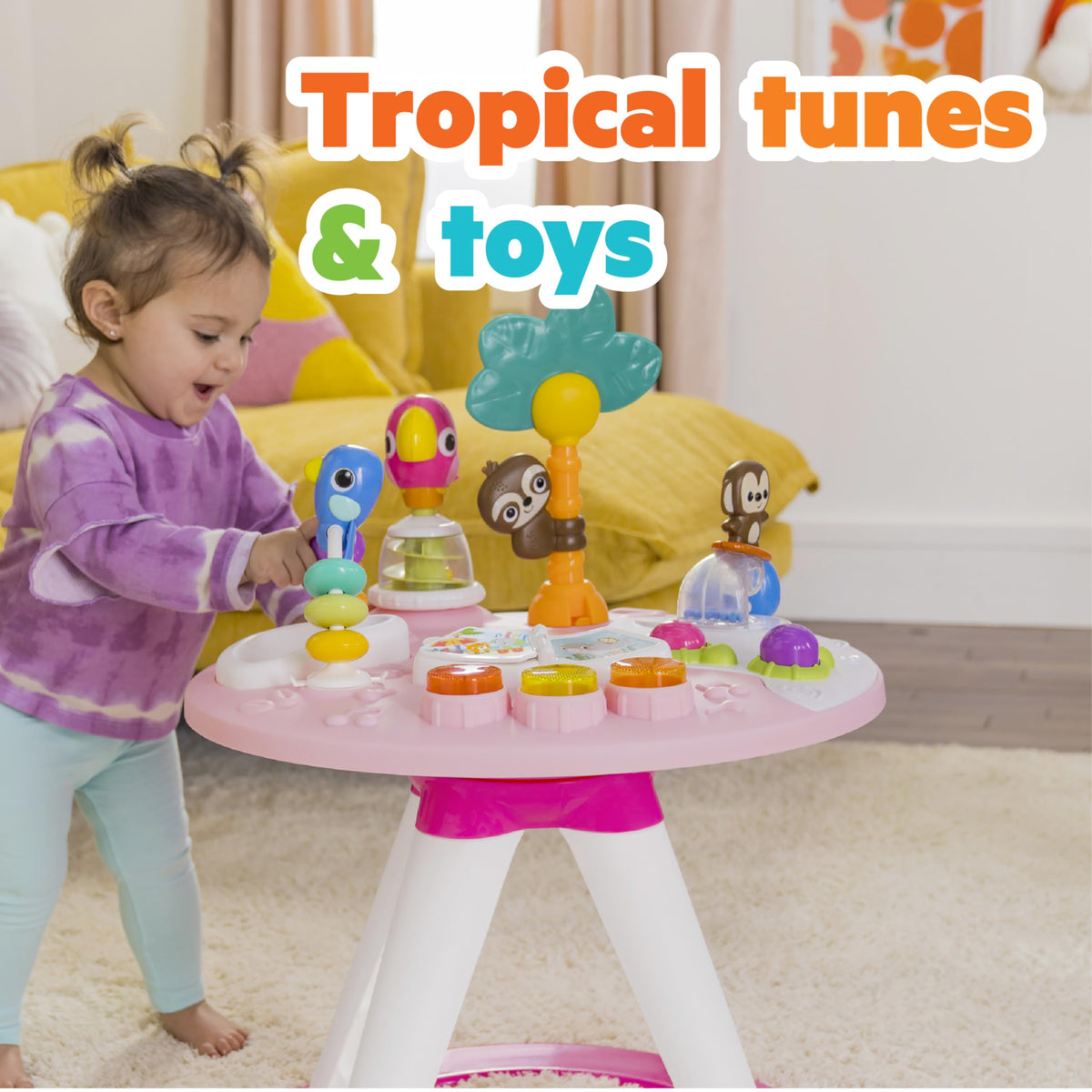 2-in-1 Baby Walker and Activity Center Table T856