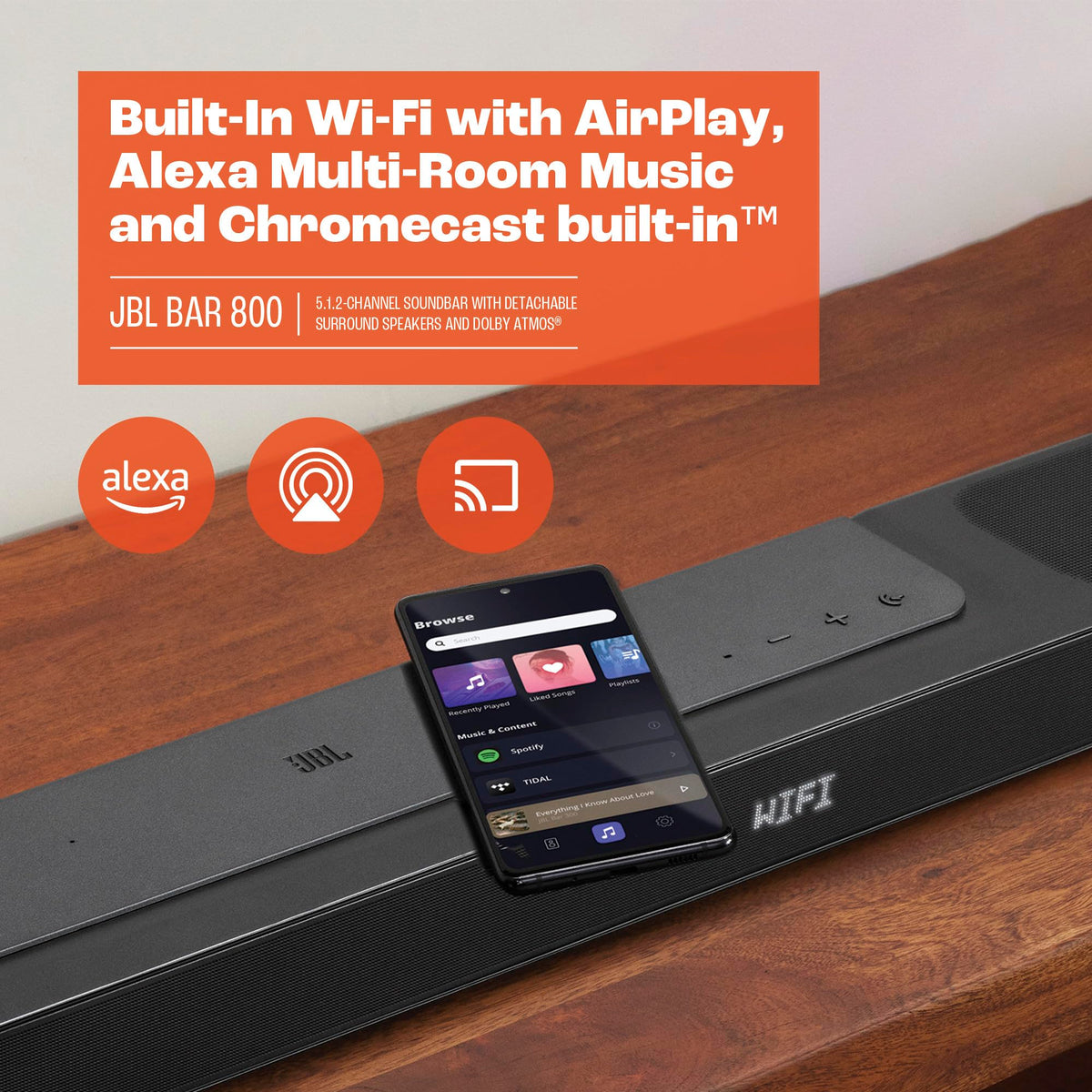5.1.2-Channel Soundbar with Wireless Subwoofer and Dolby Atmos C394160