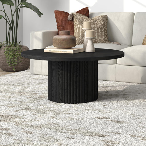 32" Modern Fluted Coffee Table B2244